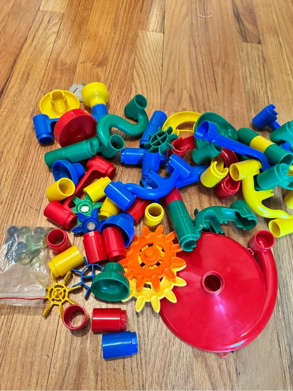 Colorful Marble Run Building Toy Set - Multicolor